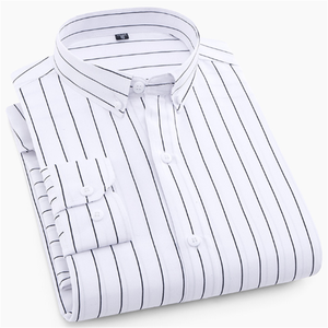 2023 camicie da lavoro sociale da <span class=keywords><strong>uomo</strong></span> moda autunno manica lunga Business Casual Dress senza ferro antirughe <span class=keywords><strong>Slim</strong></span> <span class=keywords><strong>Fit</strong></span> <span class=keywords><strong>abbigliamento</strong></span> <span class=keywords><strong>uomo</strong></span> - Product Image 5