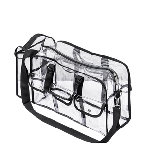 Nuovo Organizer Cosmetico da Viaggio <span class=keywords><strong>Modella</strong></span> in PVC con Cerniera, Manico Morbido e Capacità Media, Elegante e Resistente - Product Image 1