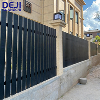 Clôture de balcon en aluminium à prix d'usine, profil de clôture de jardin, cadre à persiennes, barre à rayures verticales