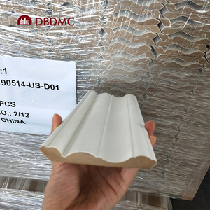 Moulures de plafond et de mur en MDF pré-primées, moulures en bois pour intérieur, quart de <span class=keywords><strong>rond</strong></span> - Product Image 5