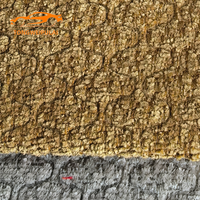 100% Poliester Tahan Aus Kain Rajut Batik Tricot Laminasi HDPE untuk Pelapis Sofa Ketahanan Warna Tinggi Berat Sedang