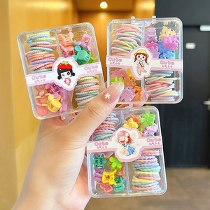 Nouvelle boîte d'accessoires pour cheveux, cadeau d'été, adorables attaches pour cheveux, pinces à cheveux pour tresses, pour les petites filles - Product Image 2
