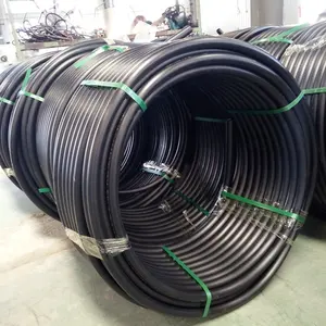 高密度聚乙烯100黑管高密度聚乙烯100 PN 16 20毫米花园软管管道3英寸灌溉管温室塑料软管