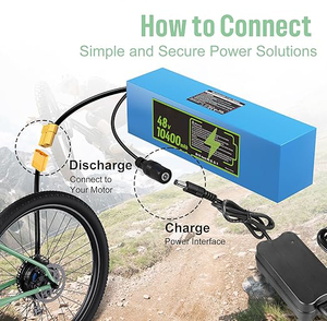 Baterai Lithium Ebike 48V 10,4Ah Perlindungan BMS 30A Kompatibel dengan E-Bike, Skuter, ATV & Penyimpanan Tenaga Surya 0-1200W - Product Image 6