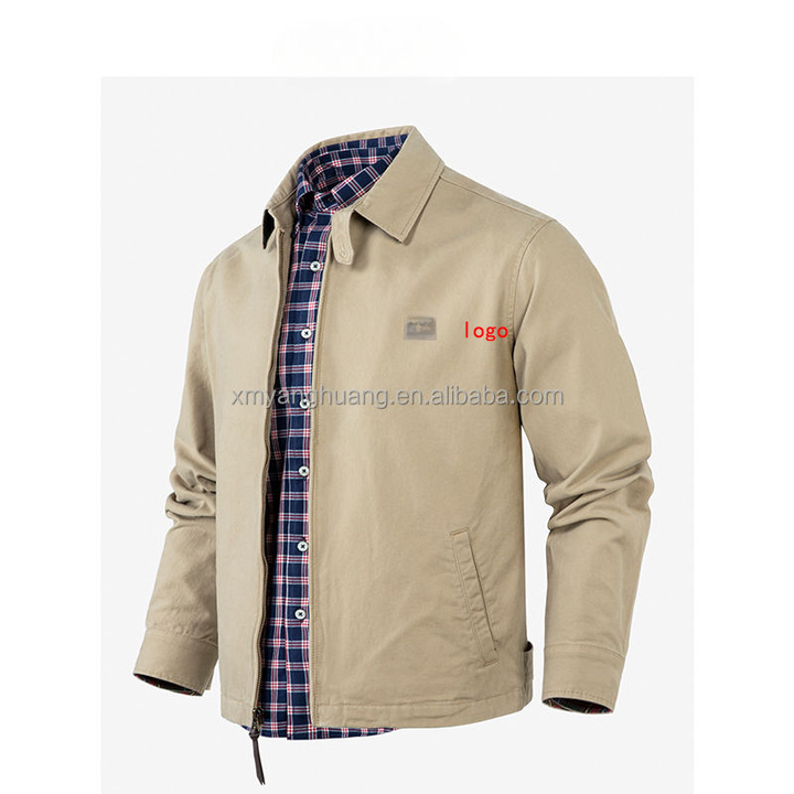 Scan QR Code R L LOGO Embroidered Jacket Men's Autumn and Winter Casual ...
