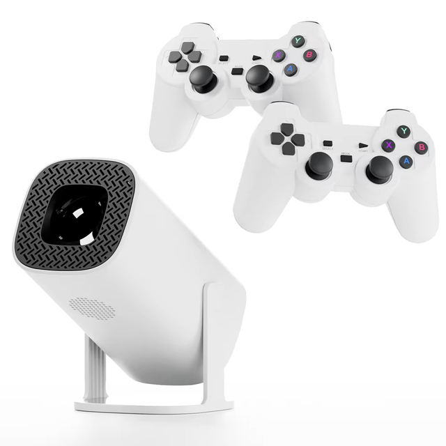 3D Game Projector P30MAX Retro Video Game Console Wireless Controller 4K ULTRA HD Plug and Play Android11 BT5.0 720P Home