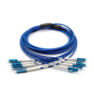 כבל סיב אופטי טקטי משוריין <span class=keywords><strong>5</strong></span>.0 מ\\\"מ 4 גידים חיצוני נגד מכרסמים, מצב יחיד, LC-LC UPC - Product Image 1