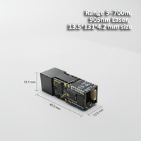 Module de capteur laser LiDAR DToF de type 700L 905nm 700m 420mW, capteur de distance photoélectrique pour la détection d'obstacles des drones UAV