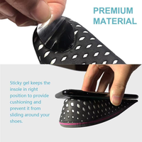 YEBEI augmentation de la hauteur semelles chaudes populaires 2 à 5cm mousse à mémoire soins des pieds coussin talon tasse ascenseurs Invisible hauteur augmenter semelles