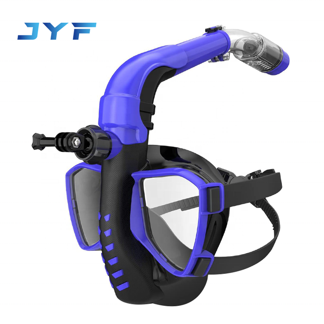 JYF Brand Most Popular Camera Mount Scuba Diving Equipment Snorkel Mask Full Face Professional Diving Mask