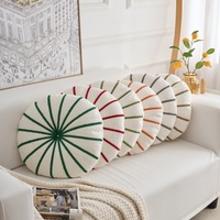 Oreiller rond en peluche douce et mignonne, décoration de salon, coussin de décoration en peluche, décoration de lit en forme d'extraterrestre