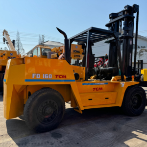 <b>Used</b> Vigoshop TCM FD160 16 Ton Forklift with Diesel Engine Solid Tires Two/Three Stage Mast Good Condition High Quality for Sale - Product Image 1