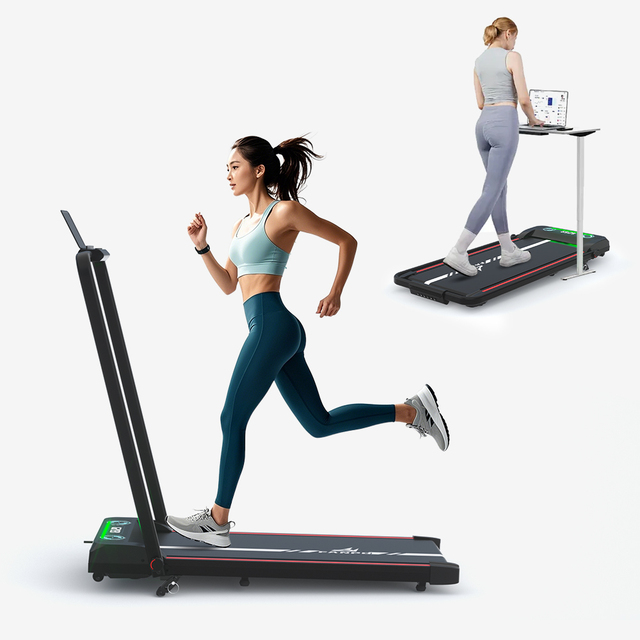 Fanpo Gym Home Fitness Foldable Steel Material Equipment Electric Professional Walking Pad Folding Treadmill for Under Desk