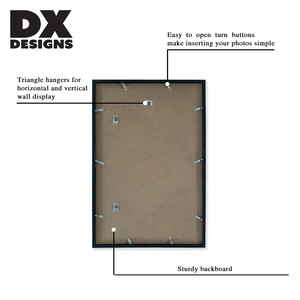 DX thiết kế Hot Bán Máy tính để bàn trang trí PVC hình ảnh khung ảnh nhựa màu đen khung ảnh A1 A3 A3 A4 5x7 8x10 11x14 18x24 24x36 - Product Image 5