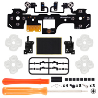 eXtremeRate pour manette PS5 BDM-030 : Kit complet de boutons d'épaule, de pavé directionnel et de souris