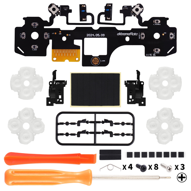 eXtremeRate for ps5 Controller BDM-030 Shoulder Face Dpad Buttons, Whole Kit Mouse Kit