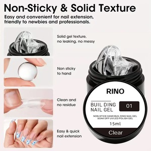 Gel UV non collant pour extension d'ongles, sculptable, pour modelage et sculpture des ongles, manucure, vente en gros - Product Image 5