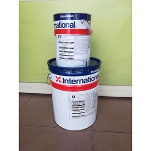 Pintura epoxi AkzoNobel Interline 850, 16L, gris, parte A, para protección contra la oxidación marina - Product Image 1