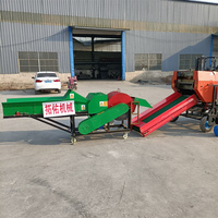 Machine d'emballage automatique industrielle électrique pour balles de foin et ensilage, système de compression élevé, sacs en plastique de qualité alimentaire, pompe et roulement