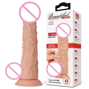 Mainan seks Dildo besar jeli lunak cantik cinta mainan seks Penis besar Penis realistis untuk produk pijat Anal Vagina Pria Wanita - Product Image 1
