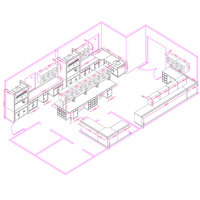 Software de ingeniería 3D para laboratorio eléctrico, muebles de diseño de Laboratorio Eléctrico