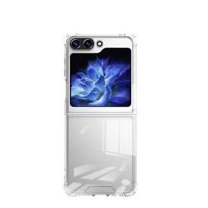 Étui transparent Samsung ZFlip 8 en TPU, protection intégrale antichoc pour téléphone pliable avec conception Airbag - Product Image 3