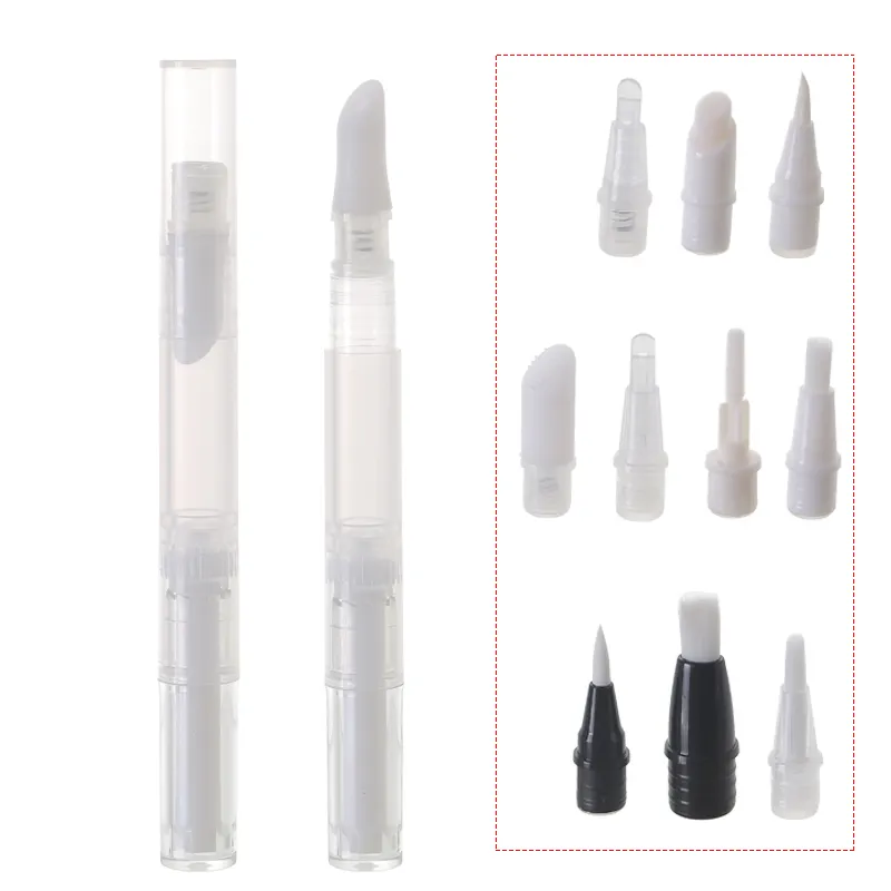 1.5ml 2ml 3ml 4ml 5ml Lip Gloss Tube Container Cuticle Oil Nail Polish Makeup Accessories Twist Pen With Brush Manufacturer