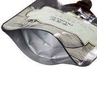 Pochette Doypack à bec verseur pour shampoing, crème pour les mains, crème pour les yeux, cosmétiques, emballage personnalisé avec bec verseur, feuille d'aluminium 1000