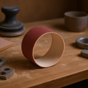 Manga de tela abrasiva de corindón 60x30 mm para aplicaciones de lijado - Product Image 3