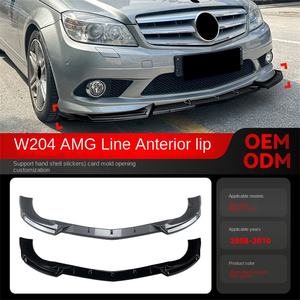 Veidt 2008-2010 per Mercedes-<span class=keywords><strong>Benz</strong></span> classe C W204 Early AMG Line anteriore con labbro anteriore Spoiler parti di modifica del bordo dell'angolo anteriore - Product Image 3
