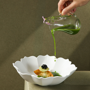 Vaisselle de <span class=keywords><strong>camping</strong></span> en céramique personnalisée, artisanat de pointe, nouveau style chinois, bols à salade et assiettes à soupe durables - Product Image 1