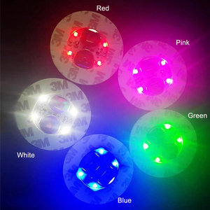 แผ่นรองแก้วสติกเกอร์ไฟ LED กระพริบสำหรับปาร์ตี้งานแต่งงานไนท์คลับราคาถูก - Product Image 3