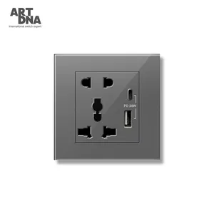 <span class=keywords><strong>Presa</strong></span> a Muro Universale Artdna Tipo A+C 16A 20W 250V per <span class=keywords><strong>iPhone</strong></span> - Product Image 1
