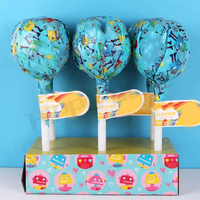 Grossiste en bonbons Vente chaude Assortiment de saveurs Emballées individuellement Gros sucettes géantes Bonbons durs