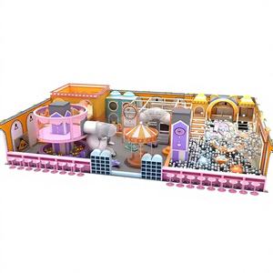 Équipement de terrain de jeu intérieur de petite taille, nouveau design populaire, pour parc d'attractions, aire de jeux souple pour enfants, bois/PVC/acier inoxydable - Product Image 1