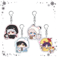 81 Designs Love and Deep Space Zayne Rafayel Xavier Sylus Game Pendentif Porte-clés Anime Porte-clés en acrylique