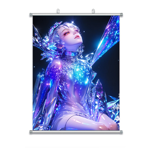 Bán buôn Áp phích Scroll Banner biểu tượng tùy chỉnh in ấn Anime nhân vật PVC Polyester tường di chuyển - Product Image 1