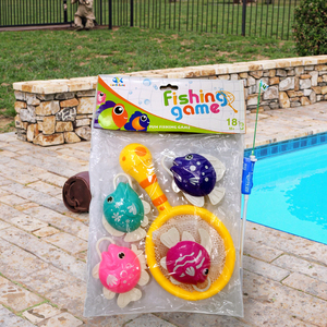 2023 mới cần câu Trò chơi đồ chơi hồ bơi nhựa trẻ em Câu Cá Trò chơi thiết lập đồ chơi với vịt - Product Image 5