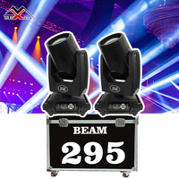 Projecteur LED MZX 295W DMX512 RGBW 17 motifs Gobo CRI95 IP33 24 prismes 9000K pour scène, événement, DJ, discothèque, club