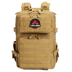 Sac à dos tactique 35L avec compartiment porte-bouteille, sac à dos tactique en nylon imperméable pour la gym et les sports - Product Image 1