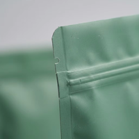 Sacs à fermeture éclair en PET/PE haute résistance, noir/mat ou blanc, anti-odeur, pour emballage alimentaire et snacks, 180 microns, impression personnalisée