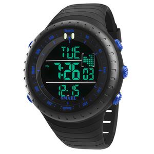 Montre numérique LED pour homme SMAEL 1237, étanche et lumineuse, avec alarme et chronomètre, idéale pour le sport, nouvelle arrivée, vente en gros - Product Image 4