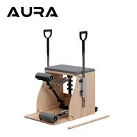 Chaise Wunda en érable professionnelle, équipement de Pilates multifonctionnel, entraînement de yoga à domicile, résistance à ressort réglable, respectueux de l'environnement