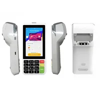 Impresora Térmica Portátil Android 13.0 con Bluetooth/Wi-Fi, Clip Trasero, SUNTEK, POS Móvil, Función de Escaneo de Códigos de Barras, 4800mAh
