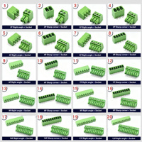Bloc de bornes enfichables LVMA 3,81 mm, 2-16 broches, mâle/femelle, connecteur de réceptacle enfichable 15EDG pour carte PCB, certifié RoHS, 2000 V AC