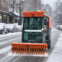 Machine de déneigement et de balayage 4x4 tout-terrain, moteur V-Twin 739cc 25HP, homologuée EPA, à essence, avec direction assistée électrique