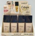 Ensemble de maquillage au collagène Sanye 30 ml, fond de teint avec acide hyaluronique pour le soin de la peau du visage - Product Image 3
