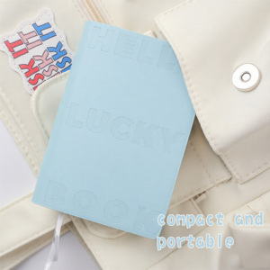 Carnet compact et portable ultra-épais Plusieurs couleurs disponibles Plan de surface en cuir imperméable - Product Image 5