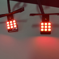 DRL RGB Mehrfarbige LED-Boards Tagfahrlichter Rot Blau RGBW Dämonenauge Beleuchtungsbirnen für Universelle Fahrzeuge