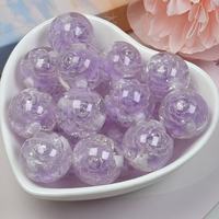 Kit de loisirs créatifs : Perles rondes lumineuses à trou unique pour la fabrication de bijoux DIY, accessoires de chaîne de téléphone portable, perles en vrac